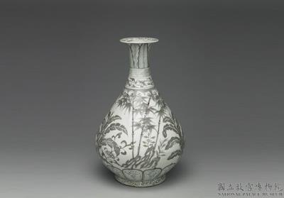 图片[2]-Yuhuchun vase with decoration of plantain, bamboo and garden stone in underglaze red, Ming dynasty, Hongwu reign (1368-1398)-China Archive